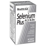 Health Aid Selenium Plus A, C, E & Zinc 60 Tablets Immune Support Supplement-1