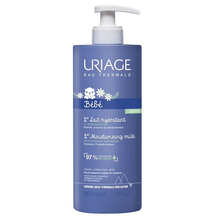 Uriage 1st Moisturizing Milk 500ml Baby Hydration Lotion-1