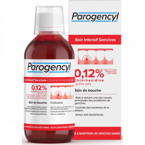 Parogencyl Intensive Gum Care Mouthwash 300ml Antibacterial Alcohol-Free-1