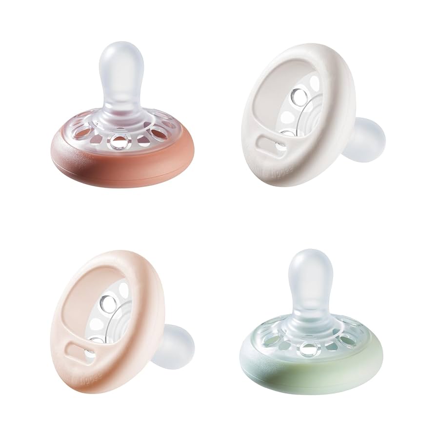 Tommee Tippee Breast-like Soother 0-6 Months Silicone Orthodontic Pacifier-1
