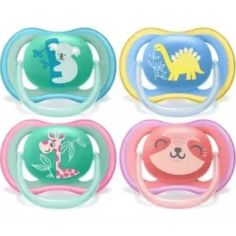 Philips Avent 2 Deco Ultra Soft Soothers 18M Plus Mixed Designs-1
