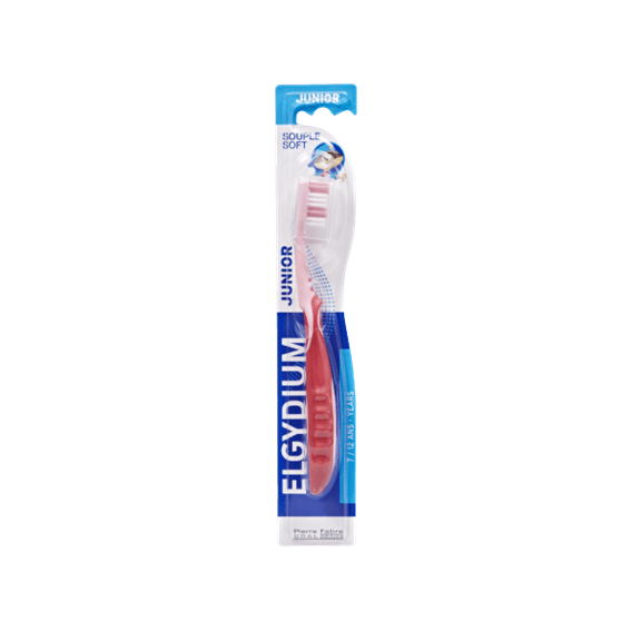Elgydium Junior Toothbrush Ages 7-12 Soft Bristles Ergonomic Handle-1