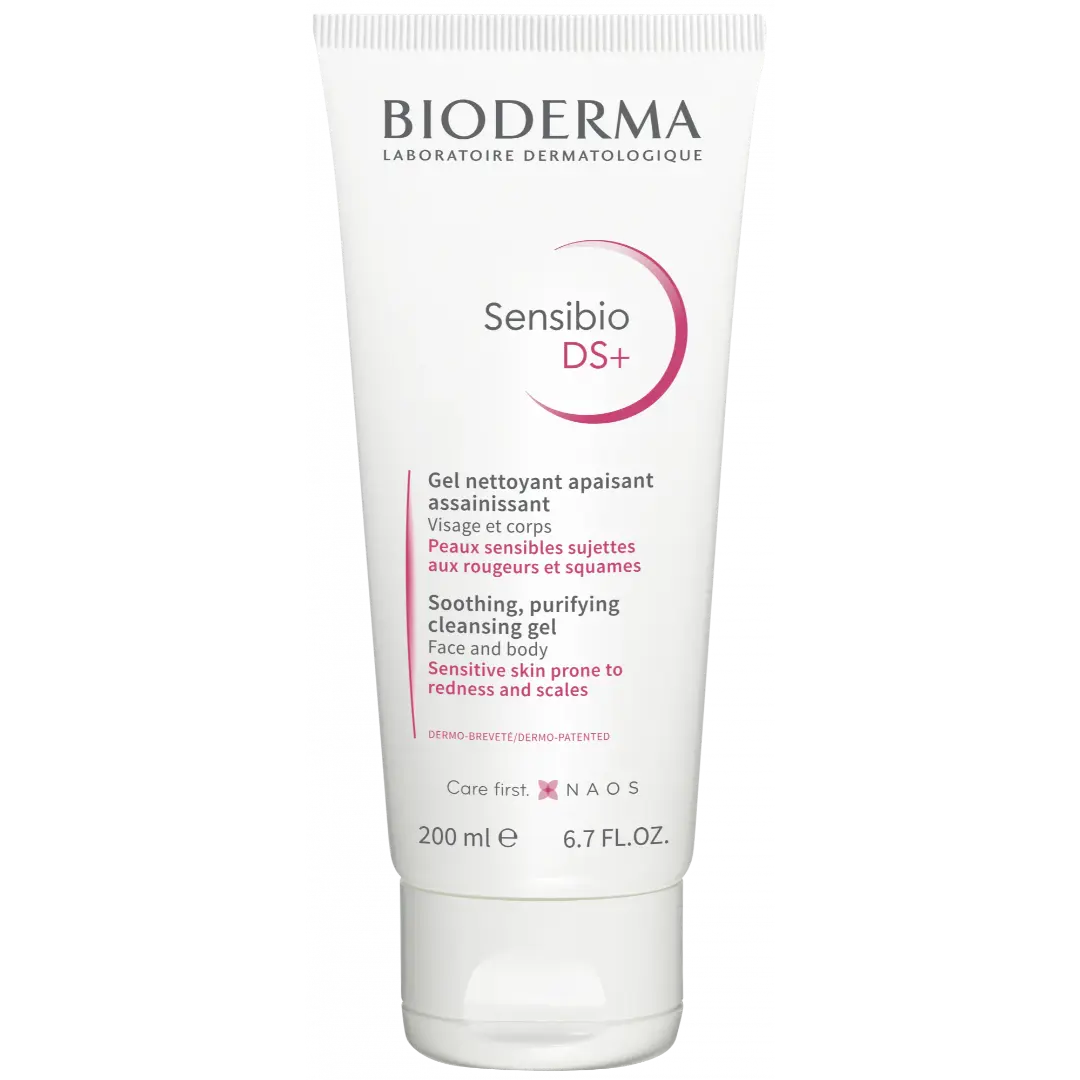 Bioderma Sensibio DS+ Gel Moussant 200ml Sensitive Skin Cleanser-1