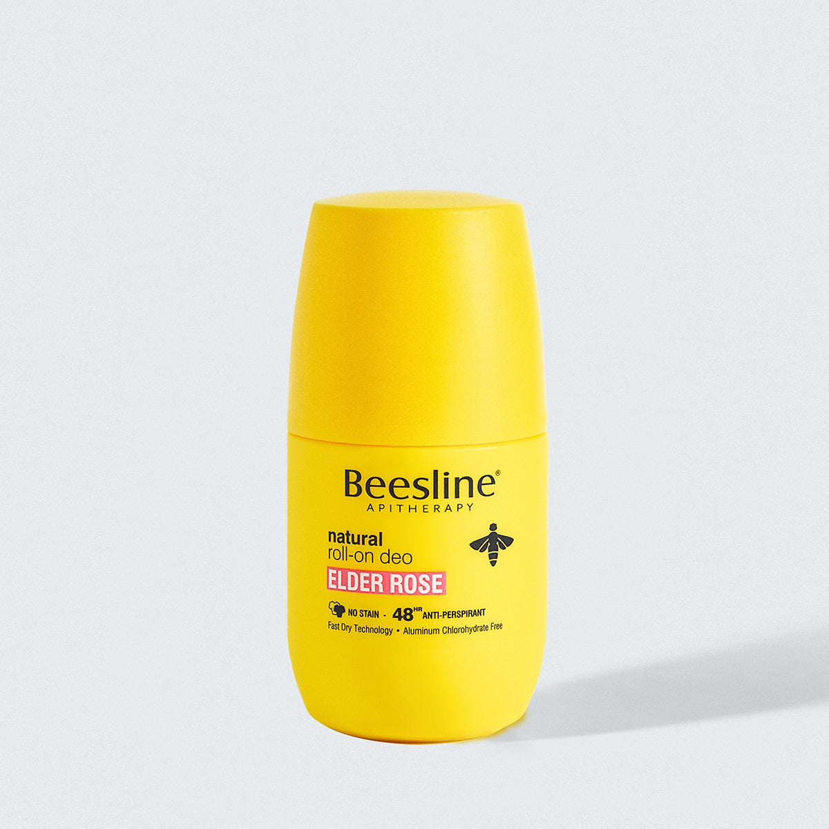 Beesline Natural Roll-On Deodorant Elder Rose 50ml Long-Lasting Protection-1