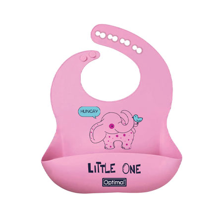 Optimal Silicone Baby Bib With Deep Pocket And Adjustable Neck-2