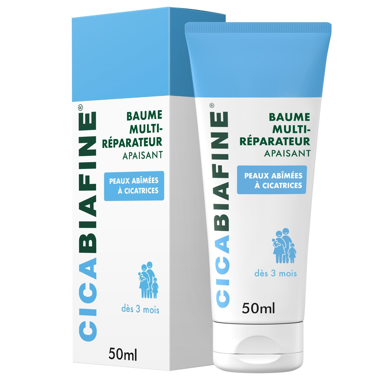 CicaBiafine Multi Reparateur Apaisant Balm 50ml Intensive Skin Repair-1
