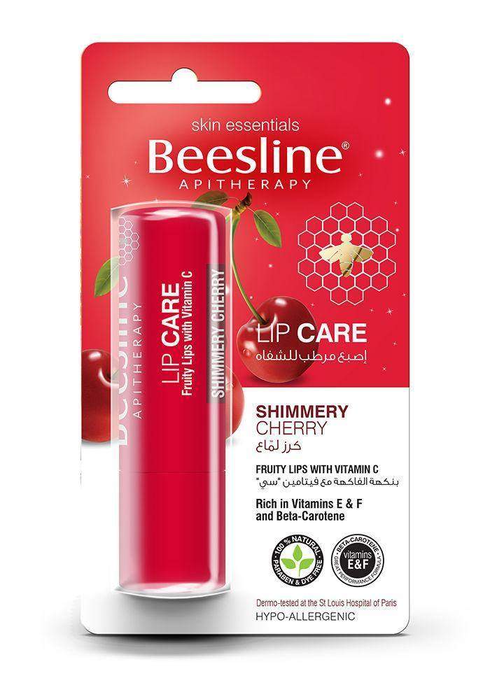 Beesline Lip Care Shimmery Cherry 4.5g Moisturizing Balm For All Lips-1