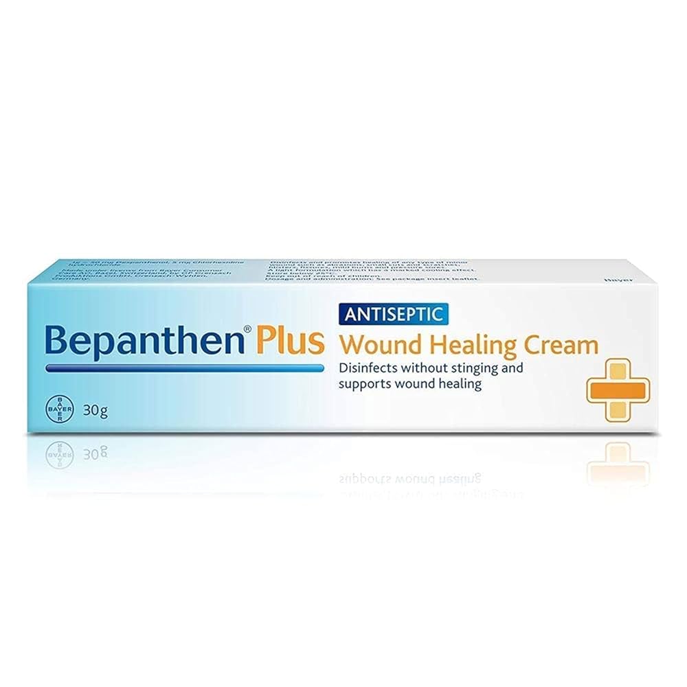 Bepanthen Plus Wound Healing Cream 30g Antiseptic Skin Repair-1