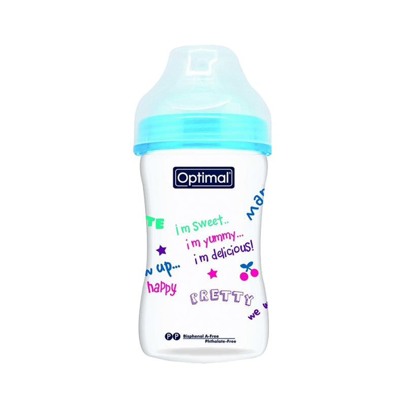 Optimal 0102 Feeding Bottle 240ml With Anti-Colic Nipple For Babies-1