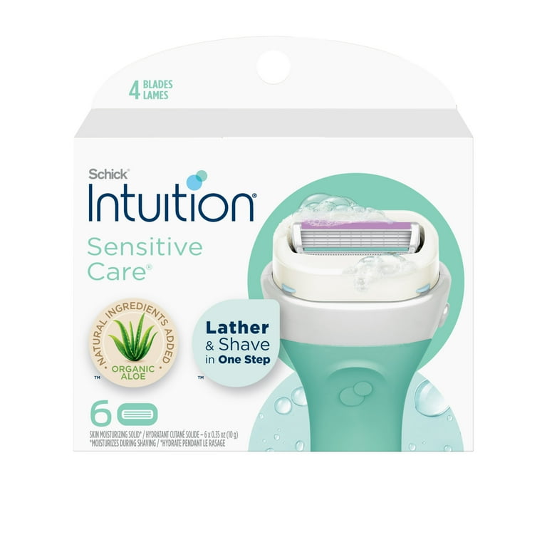 Schick Intuition 4-Blade Women's Razor With Aloe And Vitamin E-1
