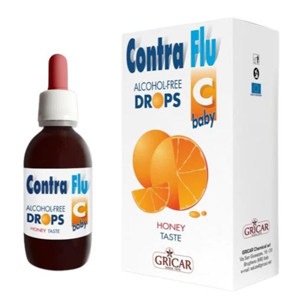 Contraflu C Baby Drops 50 Ml Honey Flavor Immune Support Supplement-1
