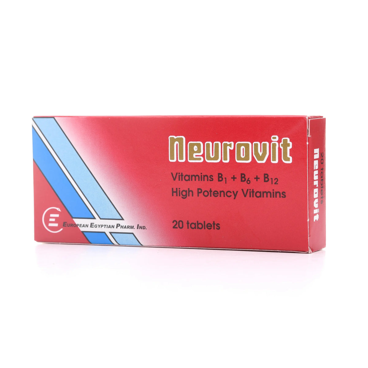 Neurovit B1 B6 B12 20 Tablets High Potency Nerve Support Supplement-1