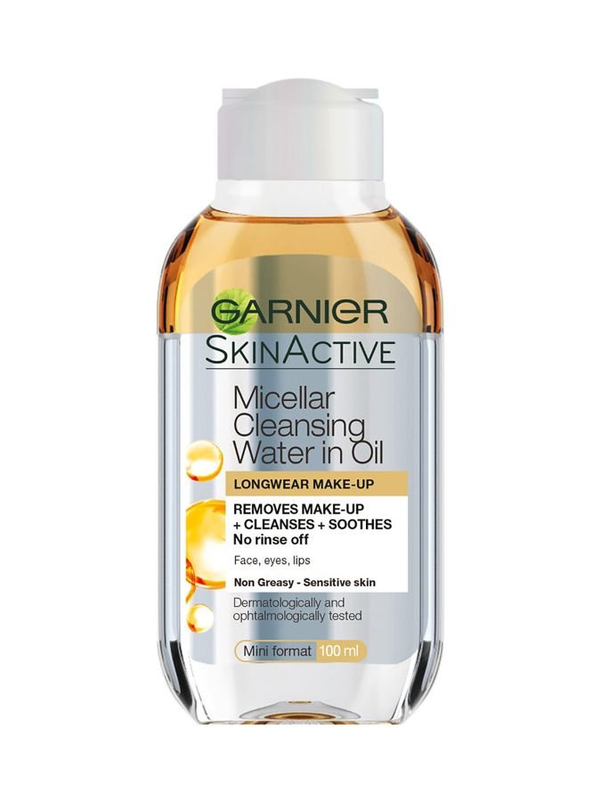 Garnier Micellar Water Oil Infused 100ml Makeup Remover Cleanser-1
