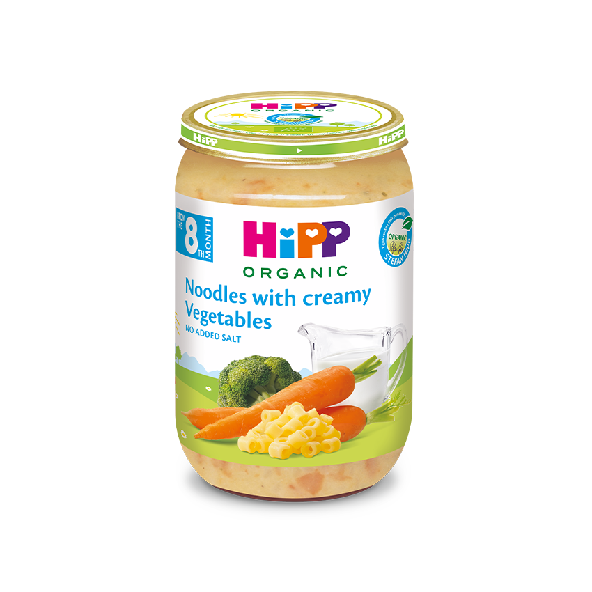 Hipp Noodles With Creamy Vegetables 220g Nutritious Baby Meal-1