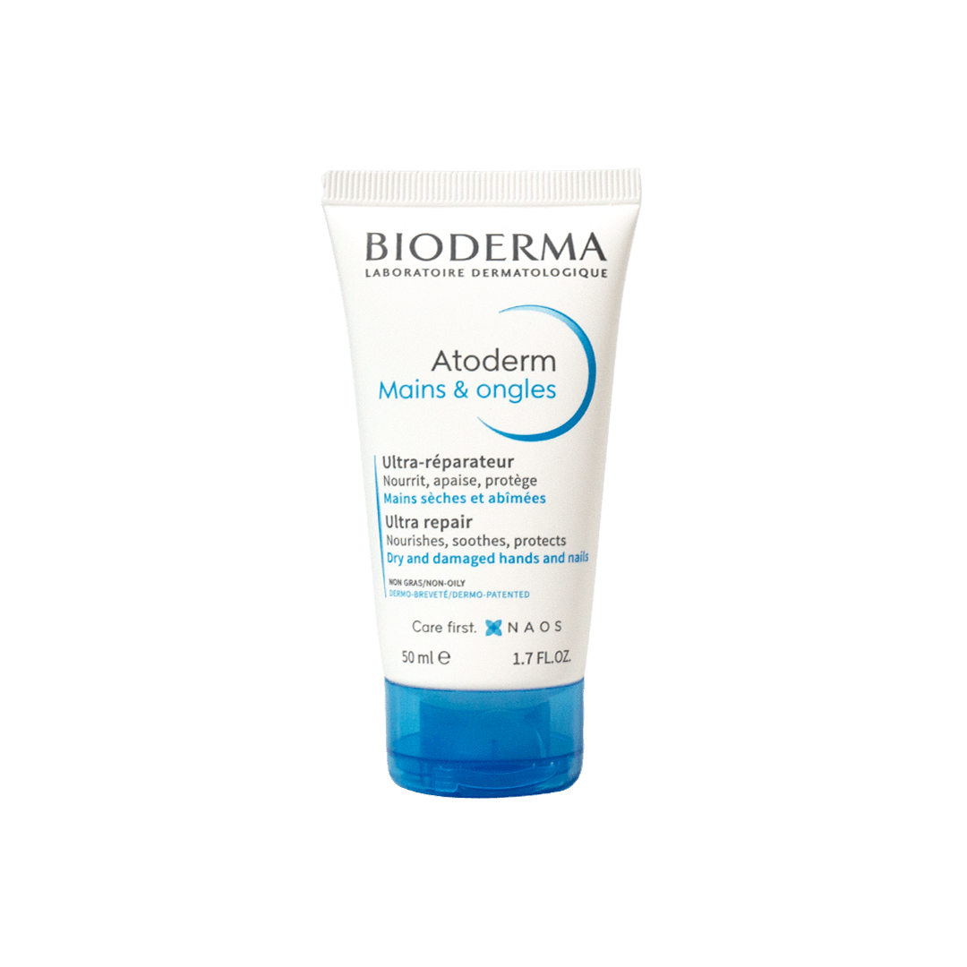 Bioderma Atoderm Mains & Ongles Hand Cream 50ml For Dry Sensitive Skin-1