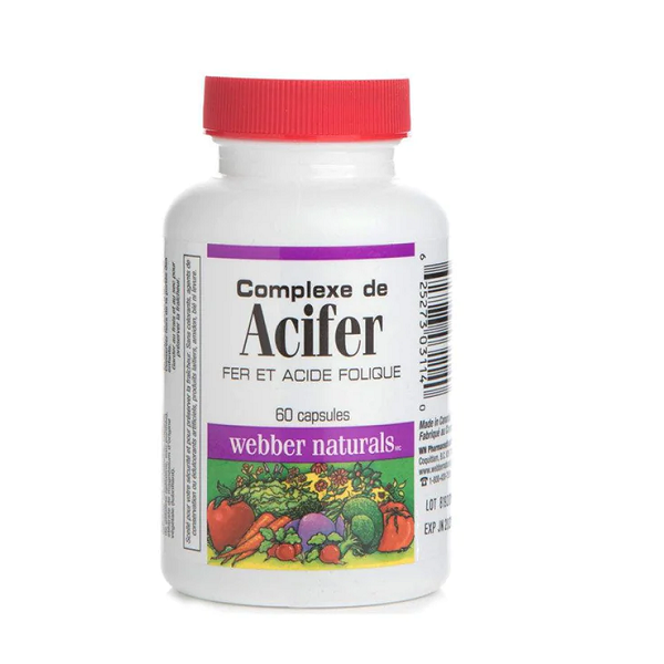 Acifer Comp 60 Capsules Iron And Folic Acid Supplement-1