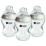 Tommee Tippee Closer To Nature 3-Pack 260ml Feeding Bottles With Slow-Flow Teats-2