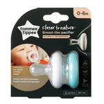 Tommee Tippee Breast-like Soother 0-6 Months Silicone Orthodontic Pacifier-2