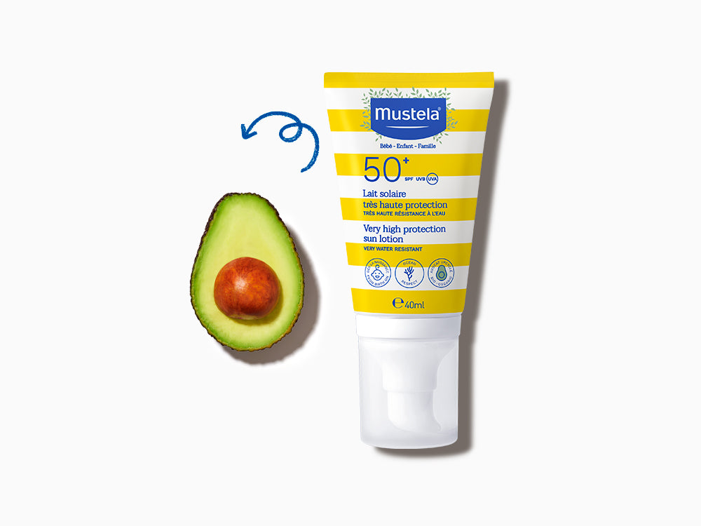Mustela Lait Solaire Très Haute Protection SPF 50+ 40ml Sunscreen-1