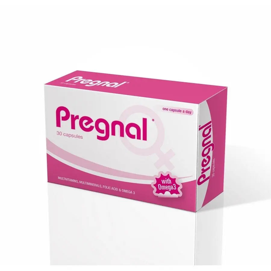 Pregnal 30 Capsules Multivitamins Multimineral Omega-3 Folic Acid Supplement-1
