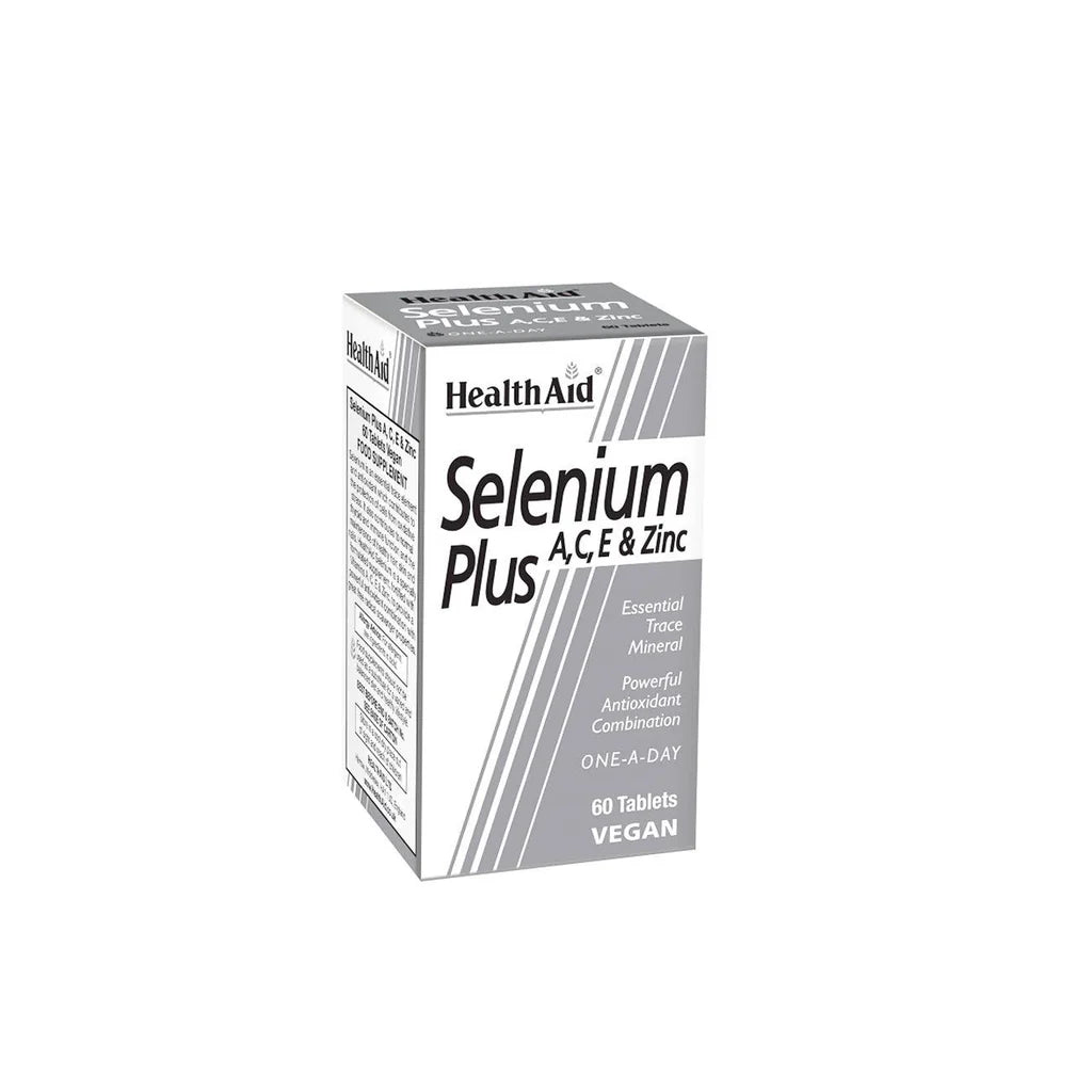 HealthAid Selenium Plus Vitamins A C E And Zinc 60 Tablets Supplement-1