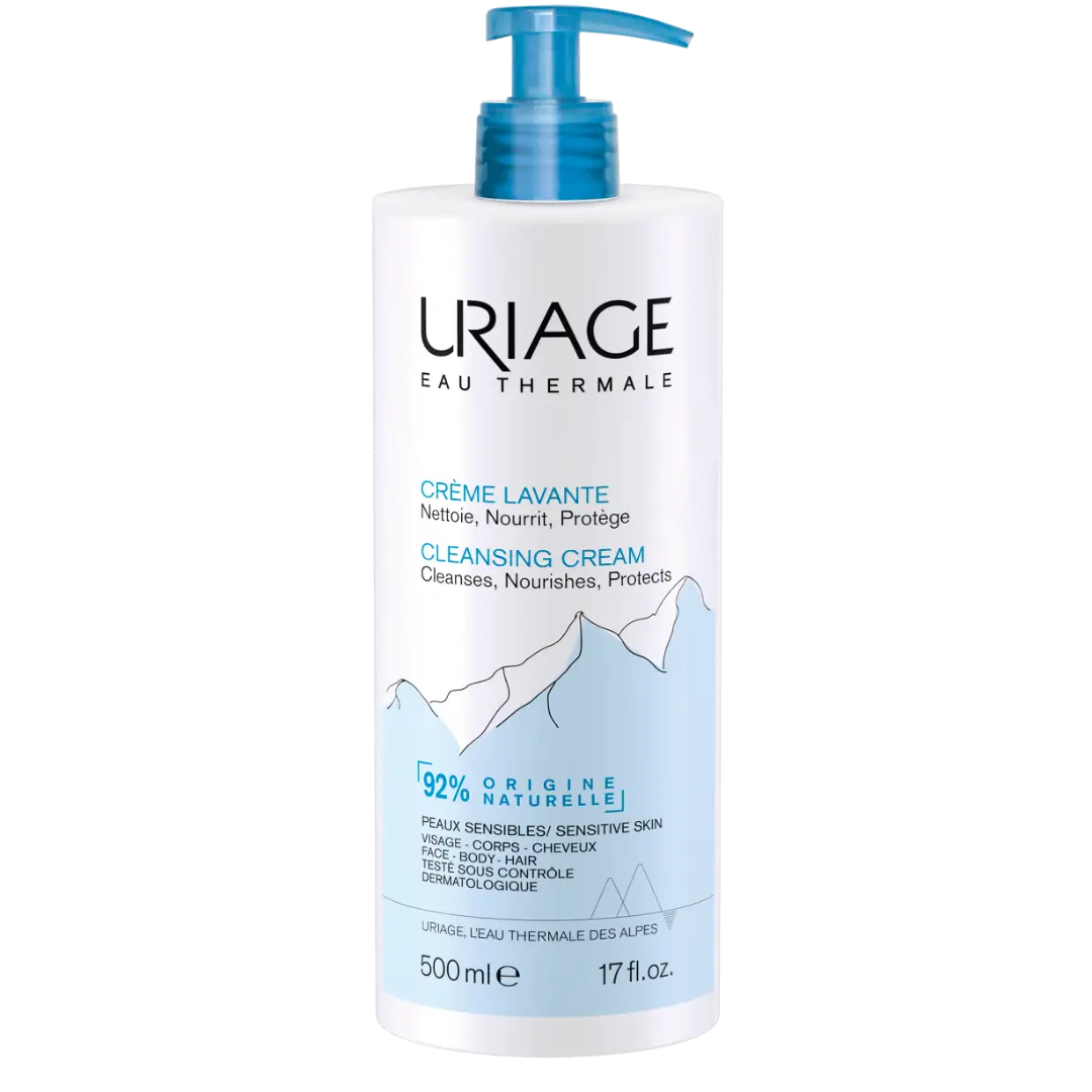 Uriage Cleansing Cream 500ml Nourishing Cleanser for Sensitive Skin-1
