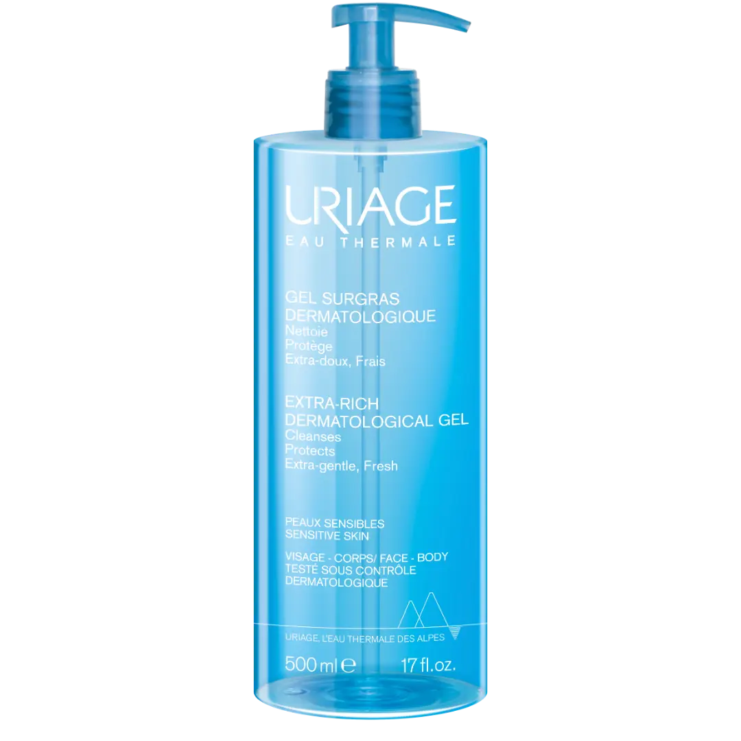 Uriage Gel Surgras Dermatological Gel 500ml Soap-Free Cleanser-1