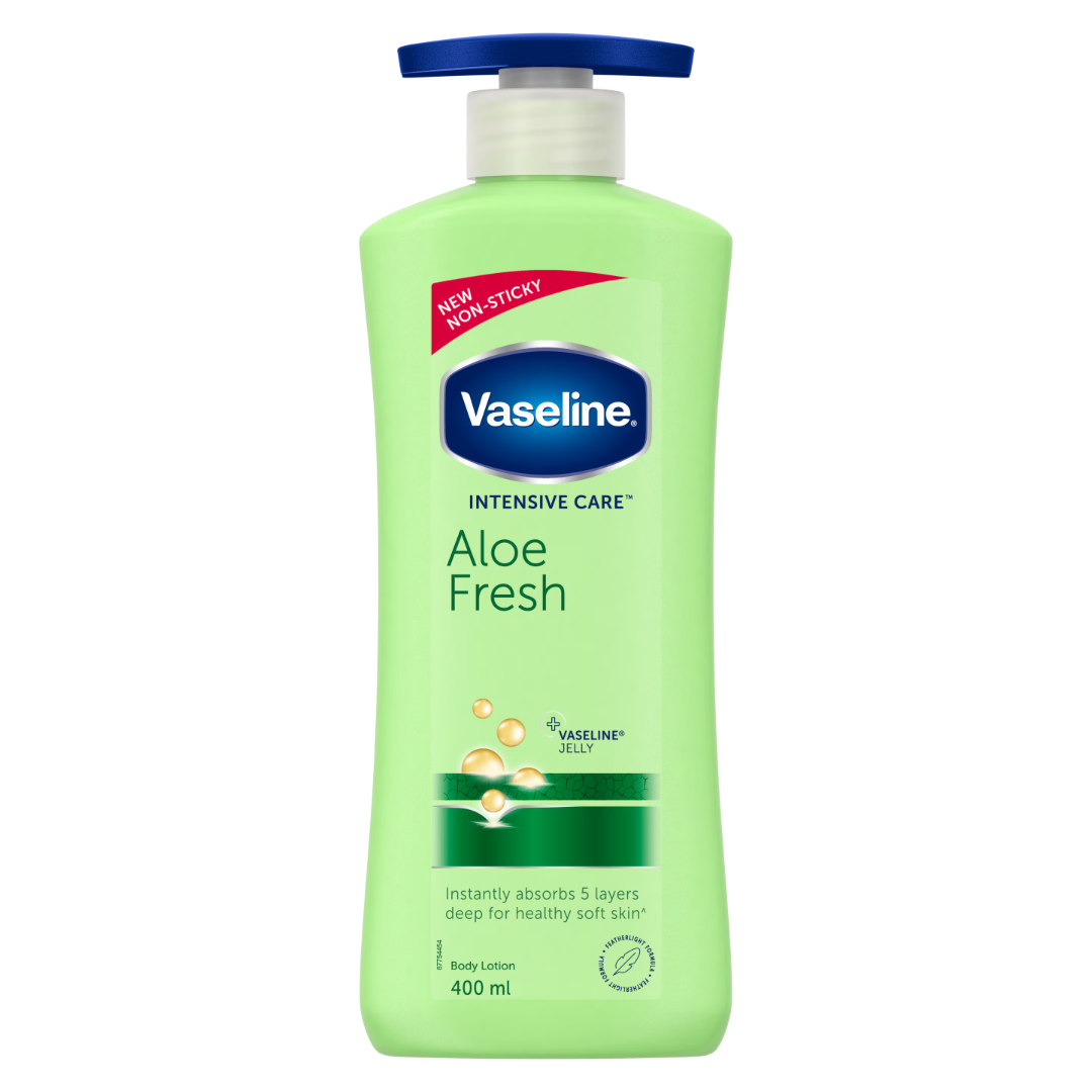 Vaseline Aloe Fresh Vision Lotion Hydrating Body Moisturizer 200ml 400ml-1