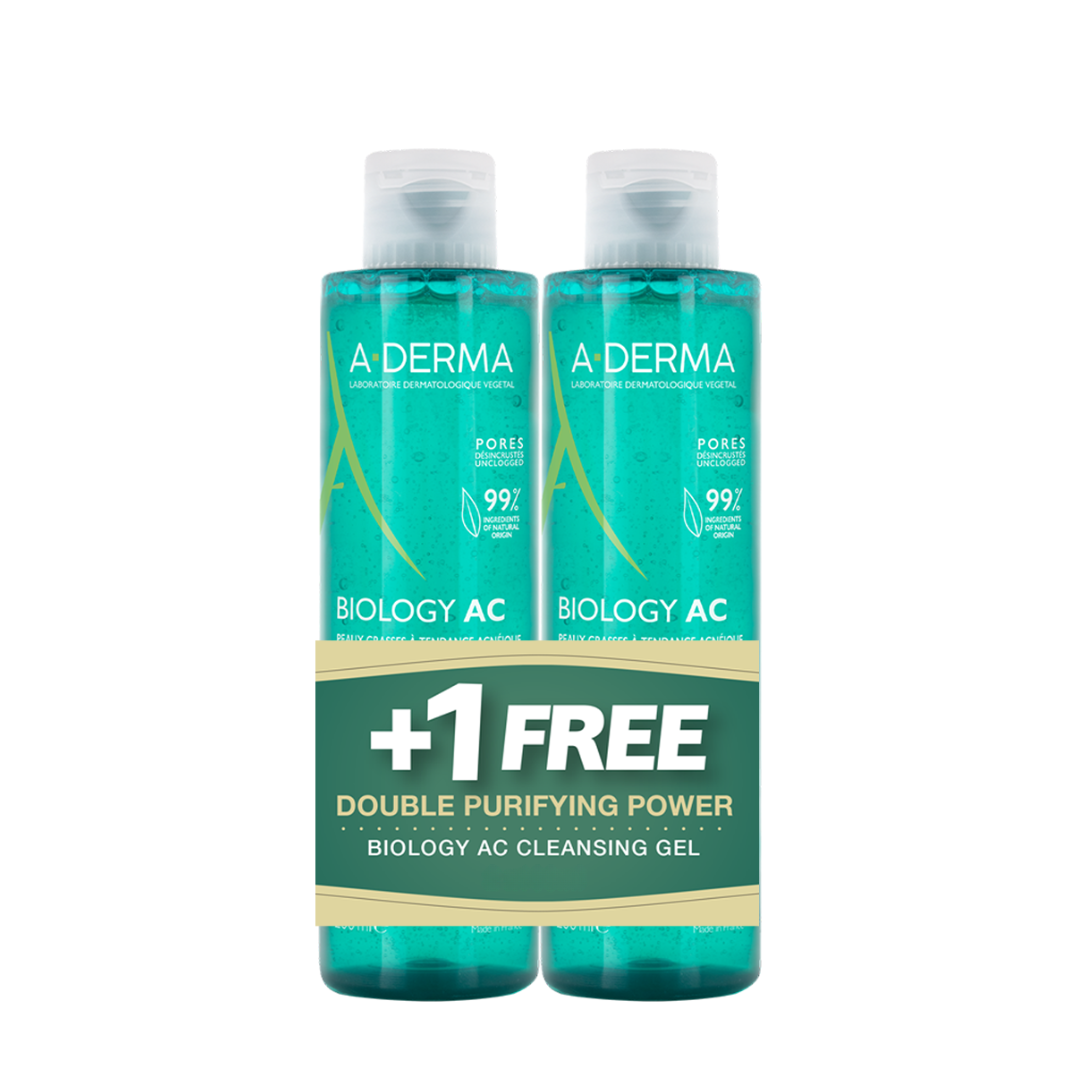 Aderma Biology AC Cleansing Foaming Gel 200ml Buy 1 Get 1