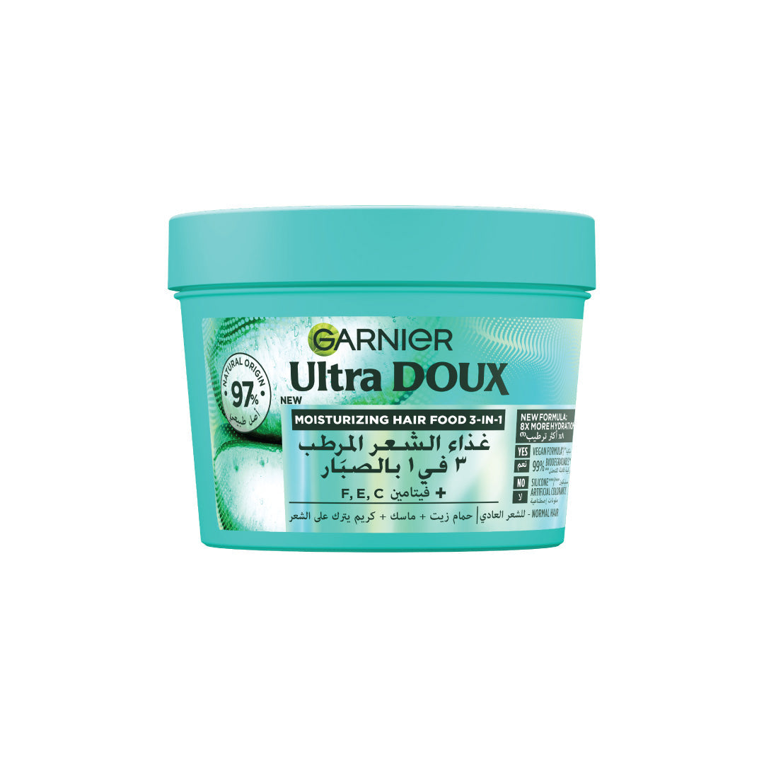 ULTRA DOUX HAIRFOOD MASK JAR ALOE COCONUT 390ML