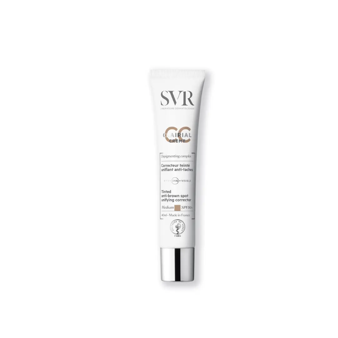 SVR Clairial CC Crème SPF50+ Light 40ml Tinted Sun Protection
