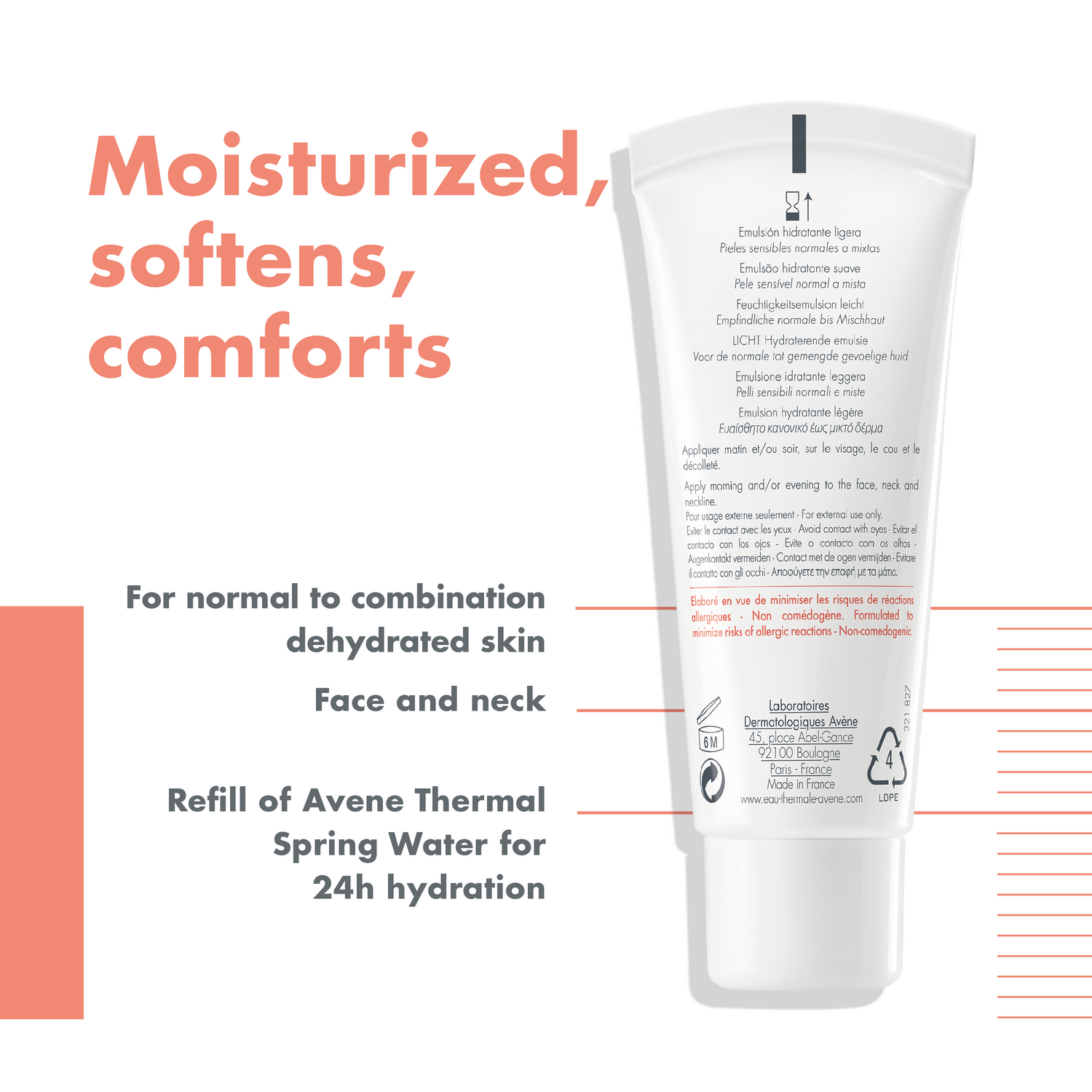 Avene Hydrance Light + Avene Cleansing Foam Free