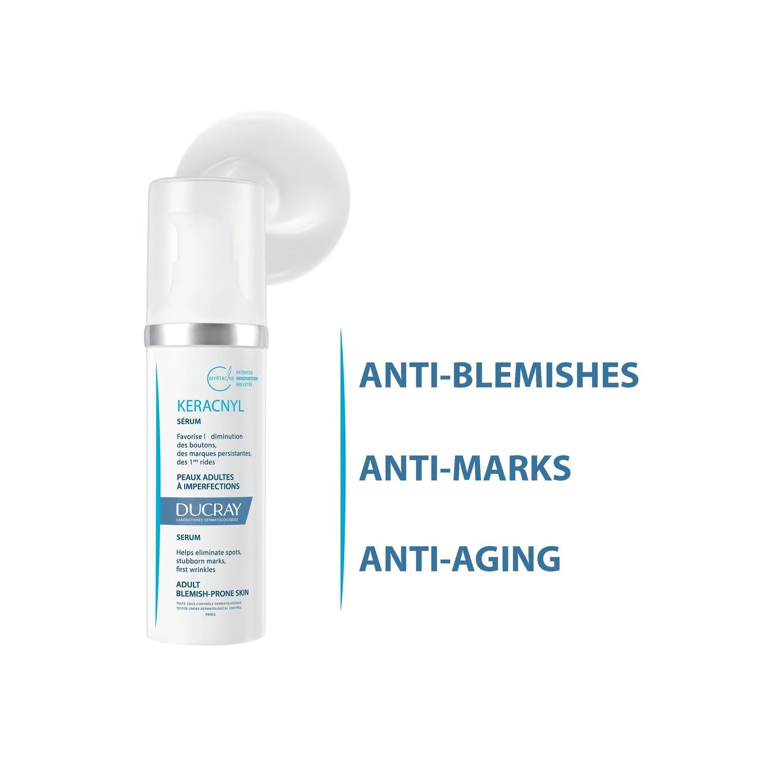 Ducray Keracnyl Serum 30ml  For Adult Acne-Prone Skin-2