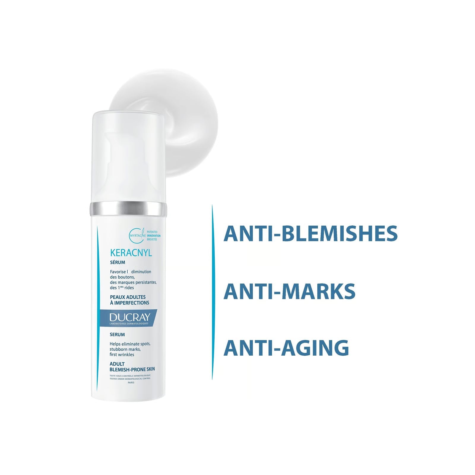 Ducray Keracnyl Serum 30ml  For Adult Acne-Prone Skin-2