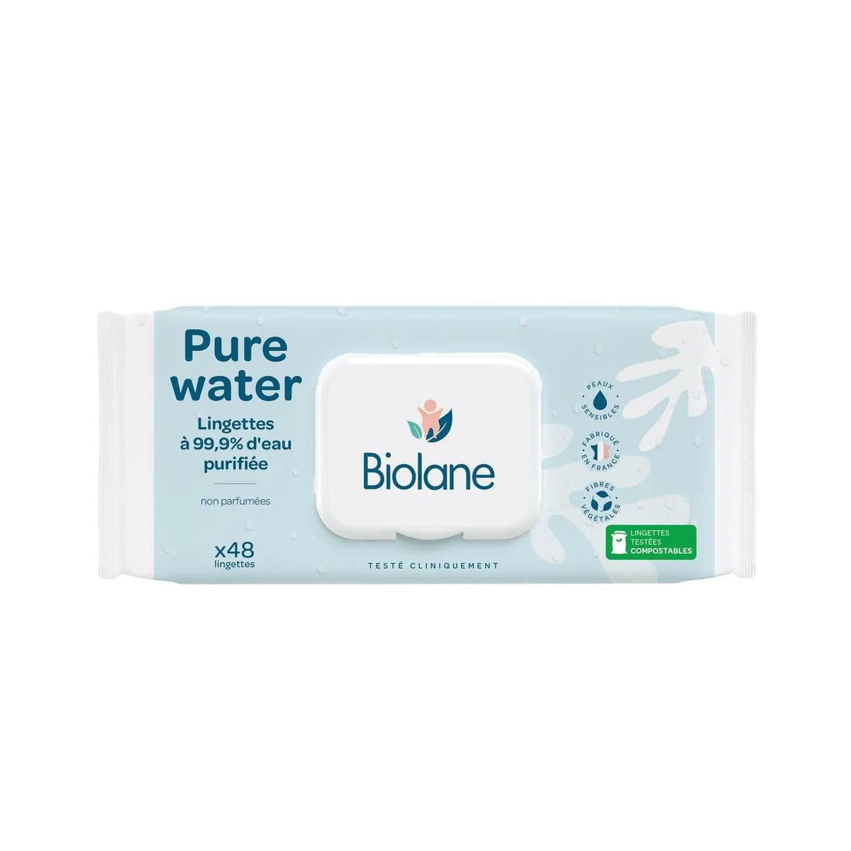 Biolane Baby Pure Water Wipes