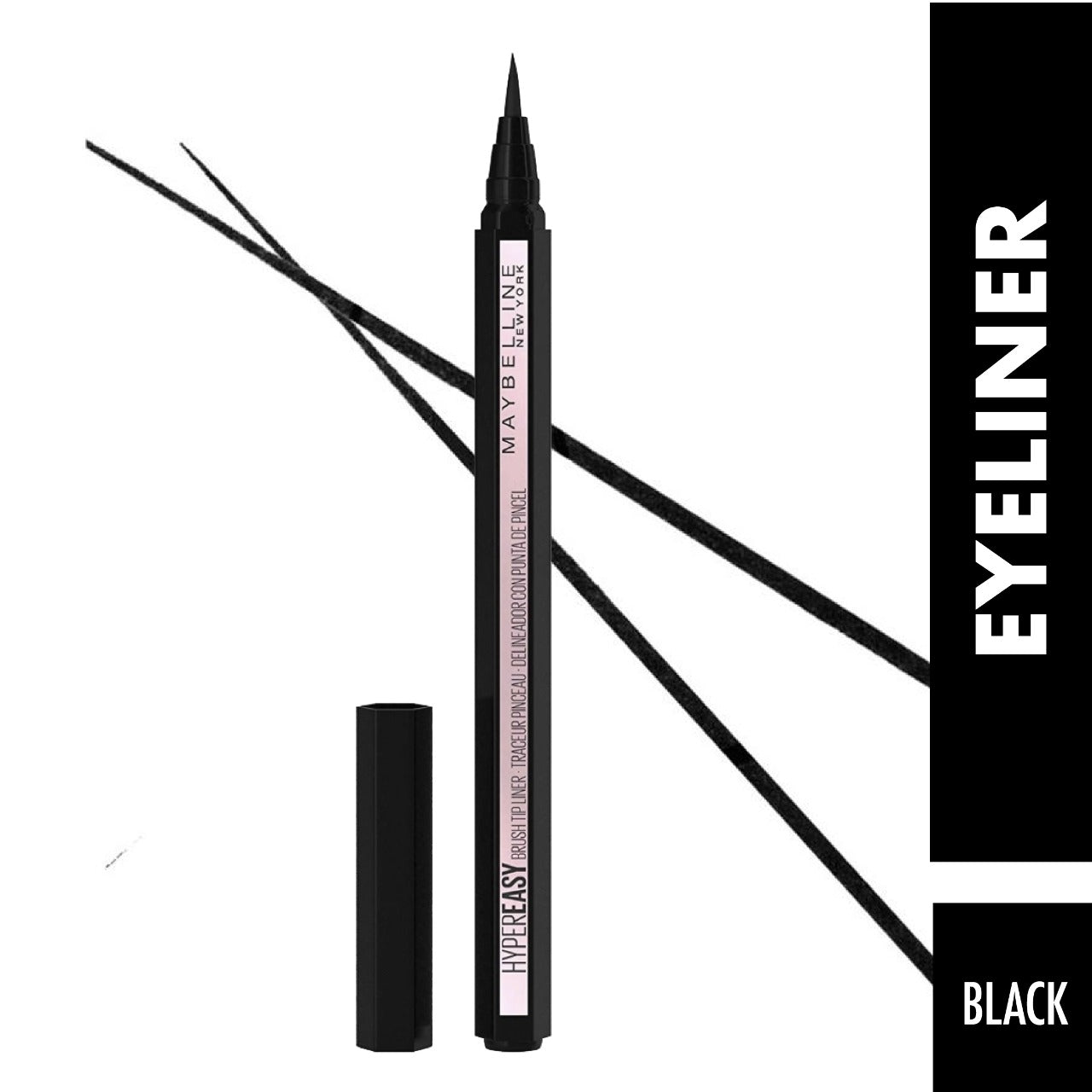 Maybelline New York Eyestu Liq Eyeliner 800 Knocout Black