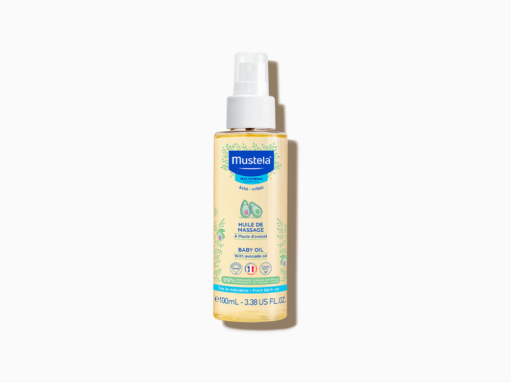 Mustela Baby Massage Oil With Avocado Oil 100ml-1
