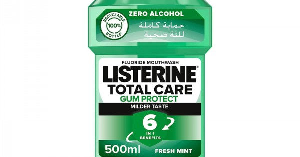 Listerine Total Care Gum Protect Mouthwash Alcohol-Free Milder Taste 500 ml-2