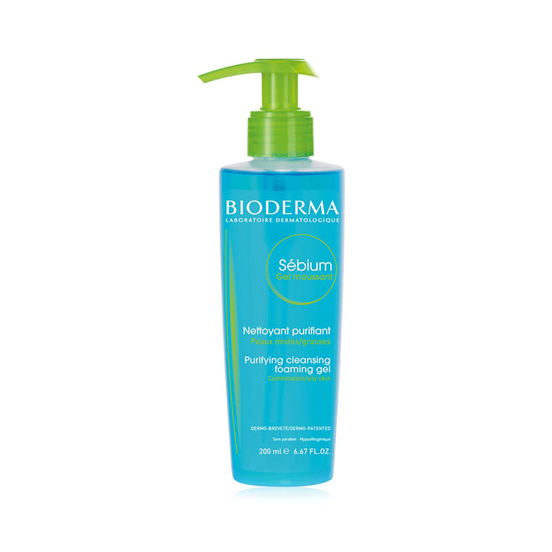 Bioderma Sébium Gel Moussant Purifying Cleansing Foaming Gel 200ml-1
