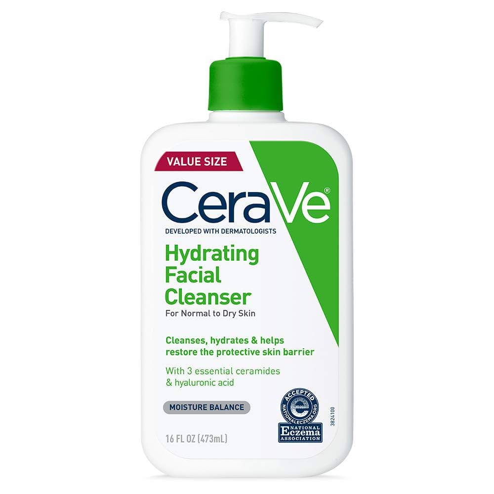 CeraVe Hydrating Cleanser 473ml For Normal To Dry Skin-1