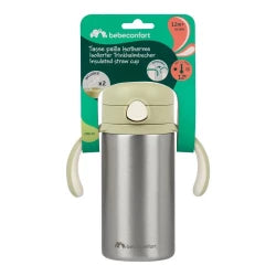 Bebeconfort Insulated Straw Cup 12M Plus 280ml Stainless Steel-2