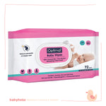Optimal Refreshing Baby Wipes 72 Count Aloe Vera & Vitamin E-1