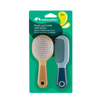 Bebeconfort Brush And Comb Set With Mirror For Infants 0M+-1