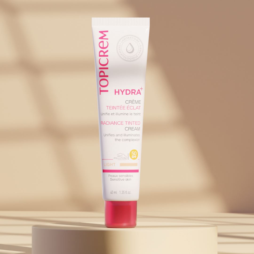 Topicrem Hydra+ Radiance Tinted Cream SPF50 Light 40 ml-4