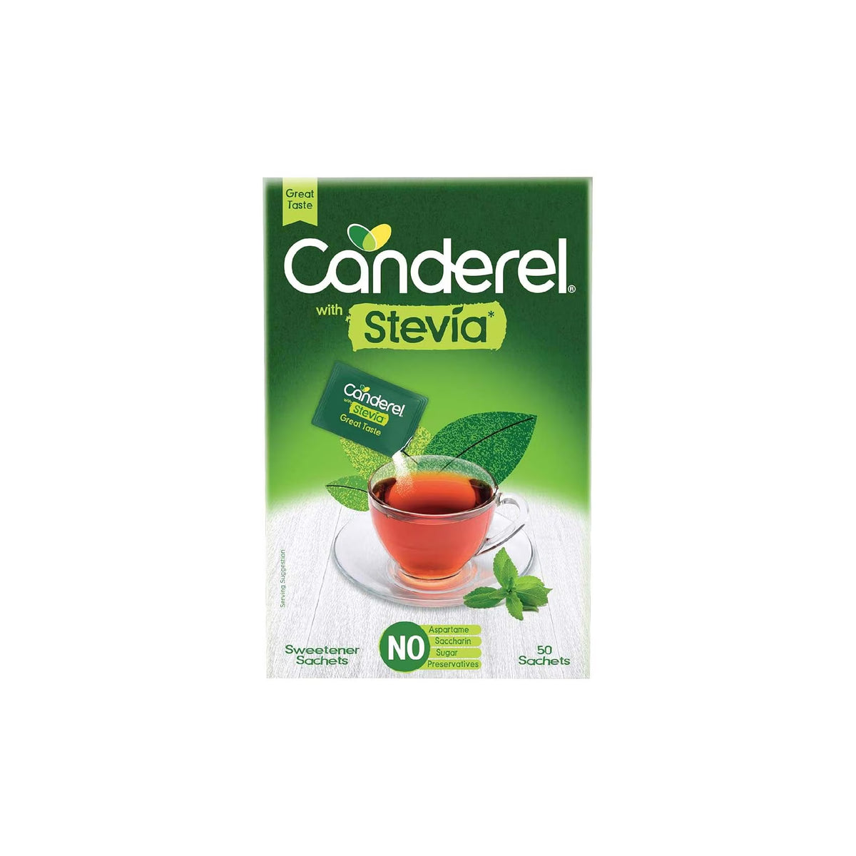 CANDEREL STEVIA 50 SACHETS