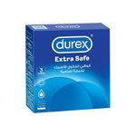 Durex Extra Safe Condoms 3 Pcs Extra Lubricated Latex Protection-3