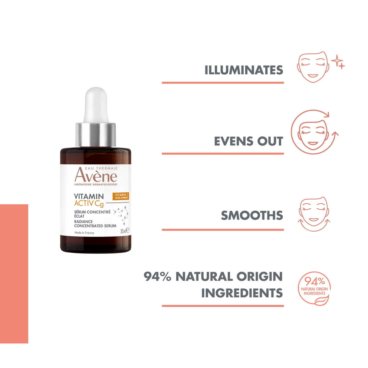 Avene Vitamin Activ Cg Radiance Correcting Serum 30ml For All Skin Types-2