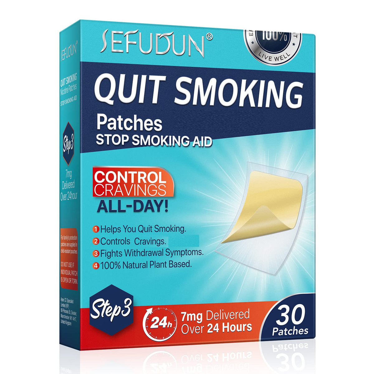 Sefudun Nicotine Patches Step 3