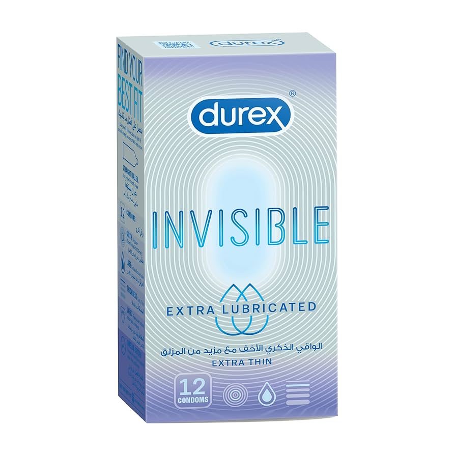 Durex Invisible Extra Thin Condom Pack Of 12 Ultra Sensitive Latex-4