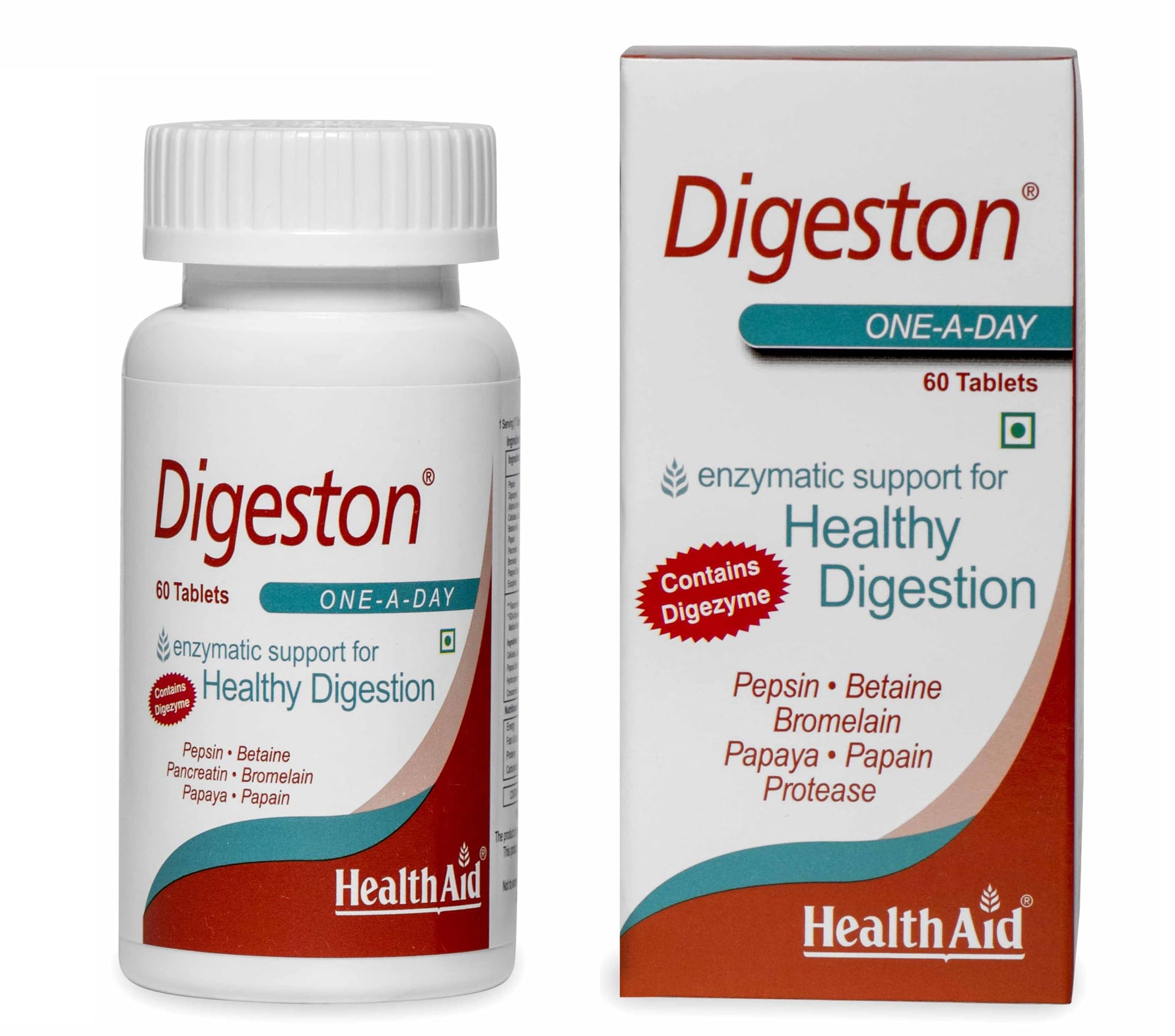HealthAid Digeston Tablets 60 Tablets Vegan Digestive Enzyme Blend-3